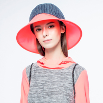 Rear beneficial hoii2019 Xia new Fan Bingbing with the same retro Gwen Wide side sunscreen Baseball Cap Cylindrical Cap Woman