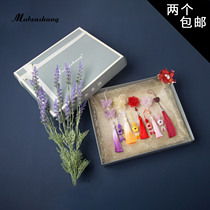 Female childrens baby press cheongsam pendant Chinese style tassel hoozi Hanfu Tang accessories pink jewelry pendant