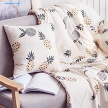 Car pillow quilt dual-purpose cotton winter multifunctional car car folding pillow is added by pure cotton