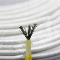 High temperature resistant 180 degree high temperature wire guaranteed copper wire 60245IEC03(YG) silicone rubber insulated braided wire