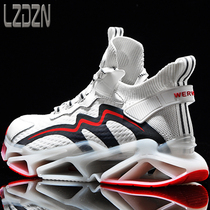 Putian mens sports running shoes air-cushion running trendy mens shoes mesh increased marathon casual summer thick bottom