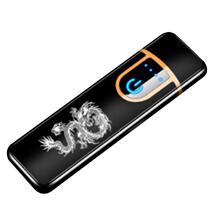 Induction windproof touch charging electronic lighter usb fingerprint personality tide creative Net red cigarette lighter male Lady