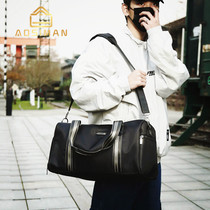 Shoe position travel bag mens Oxford cloth handbag large-capacity travel luggage bag short-distance one-shoulder Messenger fitness bag Korea