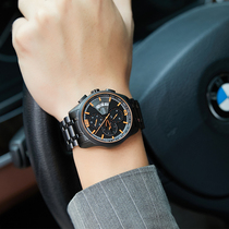 Carrolewatch mens fully automatic mechanical watch card Sport Trend Student Brief Steel Band Waterproof Male Watch