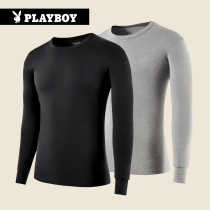 Playboy autumn clothes men cotton thin one-piece Top thermal underwear upper body base shirt wear winter