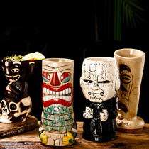 New creative Hawaiian cocktail cup Personality tiki cup Skull cup Tree demon cup totem tiki ceramic net red
