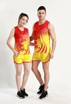 (Zhengda Sports-Chengdu) 19 track and field suit set to buy printed number Jersey 811 track and field sports training suit