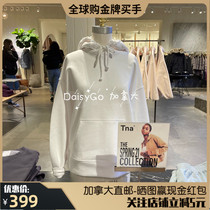 aritzia tna fleece boyfriend style hooded pullover thick fleece sweatshirt loose slim Canadian direct mail