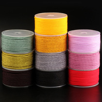 Pendant necklace lanyard jade pendant Jade padded Jade safe buckle handmade woven rope rope pineapple knot 3mm