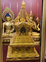 Tibetan Buddhism Nepals red copper Chinese golden secret Buddha Tahelitha Daverta 2 m