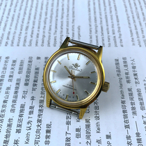 The original inventory Chunlan brand medium yellow shell silver surface manually mechanical diameter 33mm sent strap 1