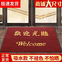Welcome to the doormat Non-slip absorbent waterproof custom welcome commercial thickened floor mat Entry and exit security entrance carpet