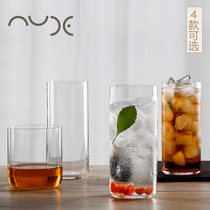 Turkey imported NUDE household light transparent crystal glass Water cup Juice cup Whiskey glass spirits