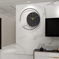 light luxury wall clock living room home clock performance simple clock wall hanging creative fashionable personality art Nordic atmosphere