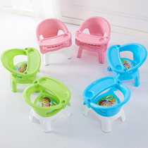 Good child plastic kindergarten chair thickened baby call chair back chair dining chair small bench seat