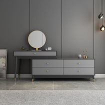 Dresser bedroom modern minimalist small apartment minimalist net celebrity ins wind makeup table storage cabinet one high-end sense