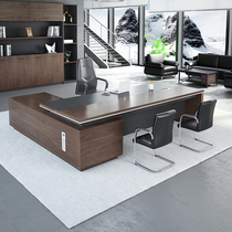 Boss table and chair combination simple modern office single chief desk big class manager Master desk office desk