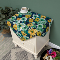 American Countryside Broken Flowers Tablecloths Sunscreen Bedroom Bed Head Cabinet Cover Towels Rectangular Splash Water Table Cloth Makeup Table Geb