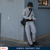 Keep walking high waist retro black and white plaid tapered pants