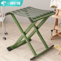 Folding chair Folding stool Small pony tie folding portable outdoor fishing chair small bench Household small stool