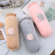 Korean version of female cute sleeve long adult male office work sleeve student hand sleeve head plush autumn and winter sleeve