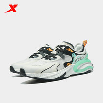 Xtep mens shoes 2021 summer new leisure running sports net surface breathable shock buffer 979219393315