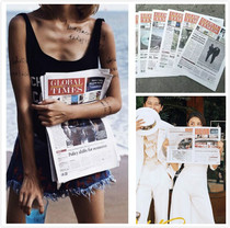 Studio photography props Photo props travel personality photo fashion DIY foreign English newspaper props hot sale