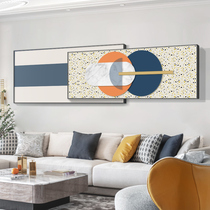 Modern minimalist atmospheric abstract geometric living room decorative painting sofa background wall decoration light luxury banner overlay hanging painting