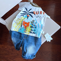 3258 Summer Boys Shorts Cotton Jeans-4 17