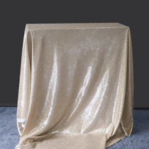 Nordic Champagne Dessert Table Cloth Wedding Table Arrangement Decorative Cloth Light Extravagant Pearlescent Silver Table Cloth Table Cloth
