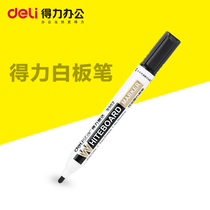 Del S502 can add ink whiteboard pen erasable whiteboard pen water-based blackboard pen office supplies