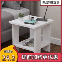  A few corners a few coffee tables a simple small table with a water dispenser a movable sofa a small side cabinet a mini bedside table 