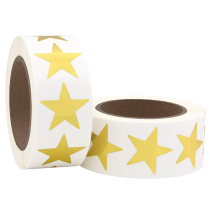 500 stickers Golden Pentagon Students Rewards Stickers Star Label Gifts Decorated with Adhesive Adhesive