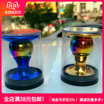 New product magnetic car mobile phone bracket strong magnetic metal mobile phone support 360 Rotating high foot car bracket batch