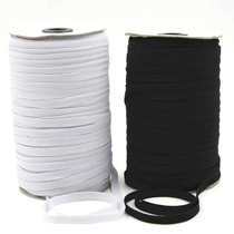 Black white flat elastic band wide elastic rope children baby clothing accessories rubber band clothes pants elastic rope