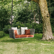 Nordic Creative Vineyard Outdoor Swing Hanging Basket Garden Balcony Outdoor Single Double Rocking Chair Courtyard