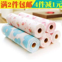 2 Pieces Creative Kitchen Printed Cabinet Cushions Home Moisture-Proof Cushion Drawer Cushion Paper Waterproof And Dust-Proof Wardrobe