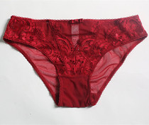 Ms. JERRIE MOCK SEXY LACE SEDUCTIVE FEMALE UNDERPANTS PURE COTTON CROTCH BOTTOM COMFORT TRIANGLE PANTS BOTTOM PANTS