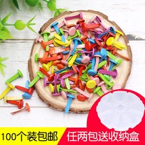 Handmade double-foot nails two-foot nails two-foot nails horns nails childrens creative DIY material accessories