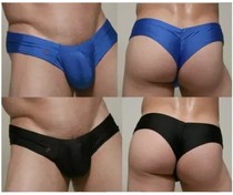 Scoliosis mens incognito panties Mens light briefs sexy half-pack hip panties