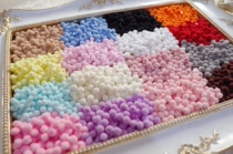 Bjd baby clothing accessories High elastic high quality 5mm6mm multi-color hair fans for your baby accessories 0 5cm