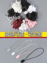 Clothing tag lanyard lanyard rope rope drawstring rope can be customized square buckle packaging label with trademark