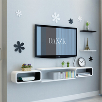 TV Wall set-top box Shelf shelf Wall Wall creative living room wall background wall bedroom cabinet decoration rack