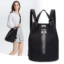 Hong Kong Tide Brand 2021 New Korean Backpack Womens Bag Leather Fashion Large Capacity Travel Bag Womens Backpack