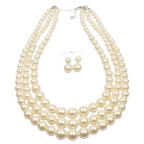 Handmade Pearl Women Pearl Clavicle Multilayer Necklace