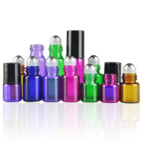 Essential Oil Ball Bearing Bottle Split Air Bottle Color Mini Perfume Bottle Portable Glass 1ml2ml5ml Walking Bead Bottle