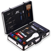 European and American oil head professional hairdresser Clipper storage tool box barber retro storage cabinet portable hairdressing bag