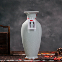 Jingdezhen ceramic vase Jun porcelain antique open vase modern home living room decorations ornaments