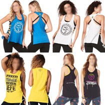 ZW Classic Style Revered Sports Vest Sport Fitness Blouse Loose Dancing Jumping Playground Square Dance Pure Cotton Male And Female