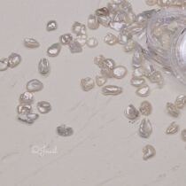 QJforu Japan joujou Tongan Natural Pearl Mechia Ornament Medecor Irregular Pearl Irregular Pearl